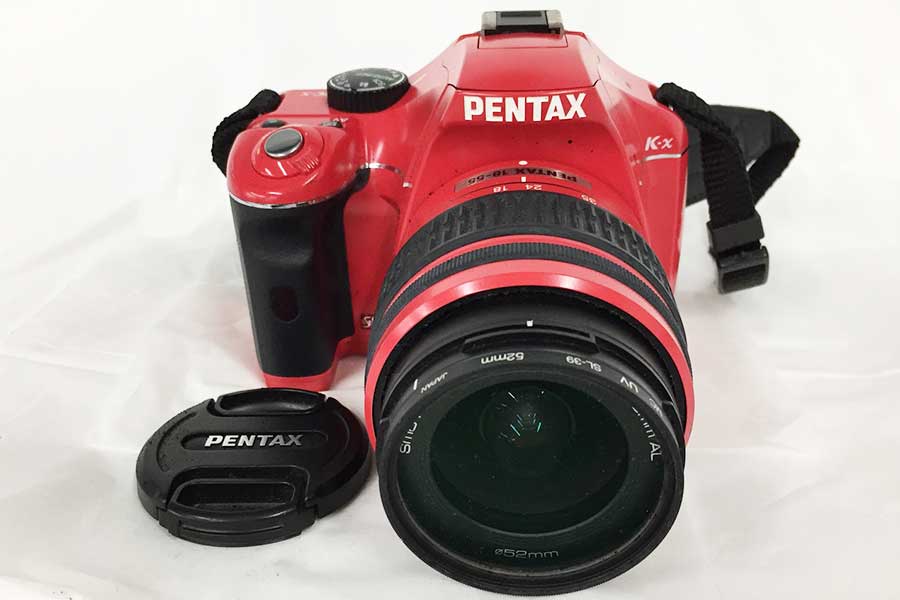 PENTAX ペンタックス K-x SR レッドボディ 赤/レンズ SMC PENTAX-DAL 1:3.5-5.6 18-55mm AL 52mm デジタル一眼レフカメラ